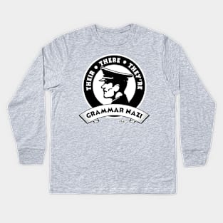 Grammar Nazi 2 Kids Long Sleeve T-Shirt